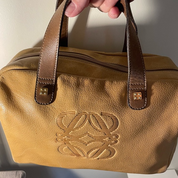 SOLD Vintage Loewe Satchel Bag - Picture 11 of 17